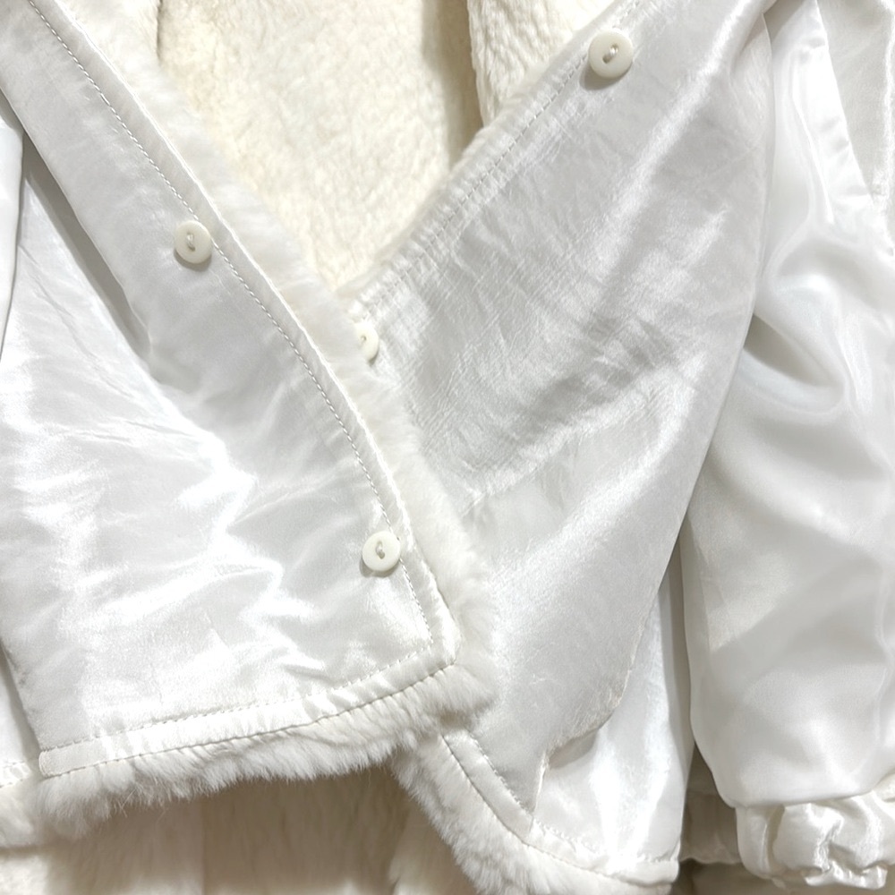 Dino Gaspari pristine ruched puffer jacket detachable fur collar, cuffs, lining. - Picture 7 of 10